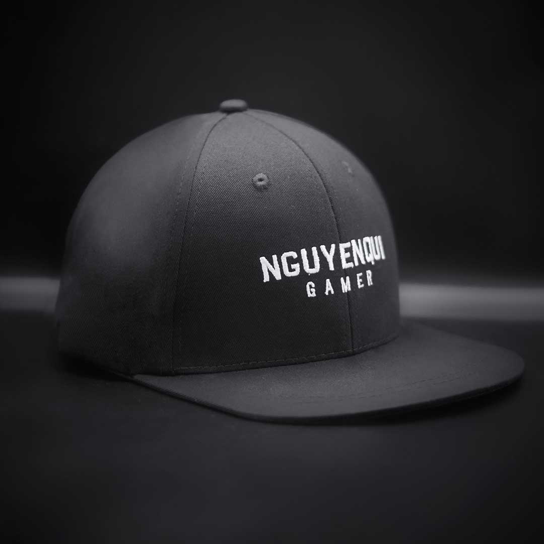 Nón Snapback Nguyễn Quí Gamer (Black)